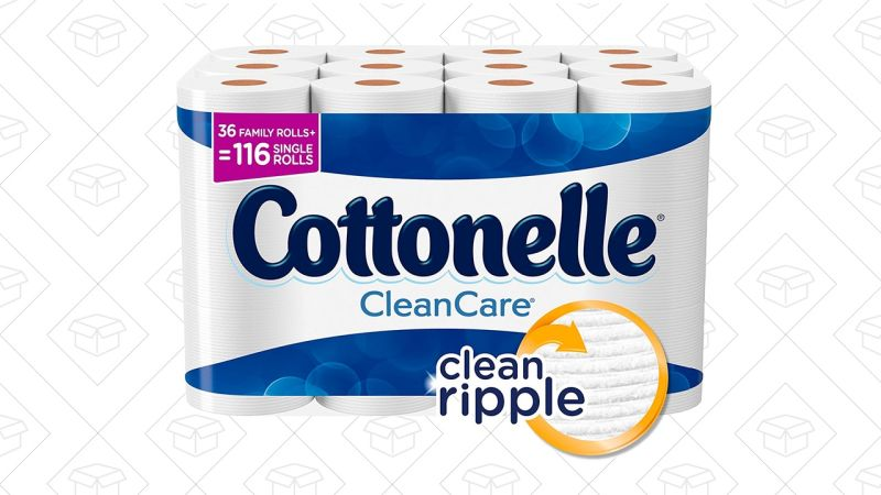 Cottonelle CleanCare Family Roll Toilet Paper (Pack of 36 Rolls) | $18 | Amazon | After 20% off coupon